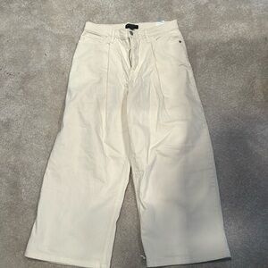 Banana Republic wide leg cropped jean